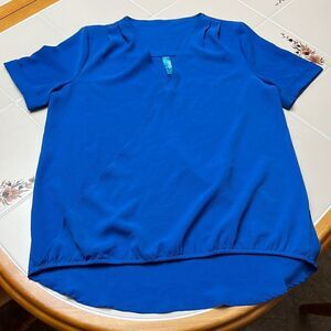 Buttons Short Sleeve Blouse